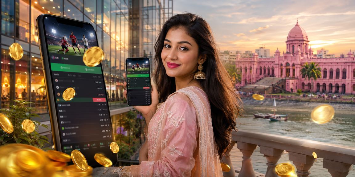 Players enjoying online betting on mobile in Dhaka